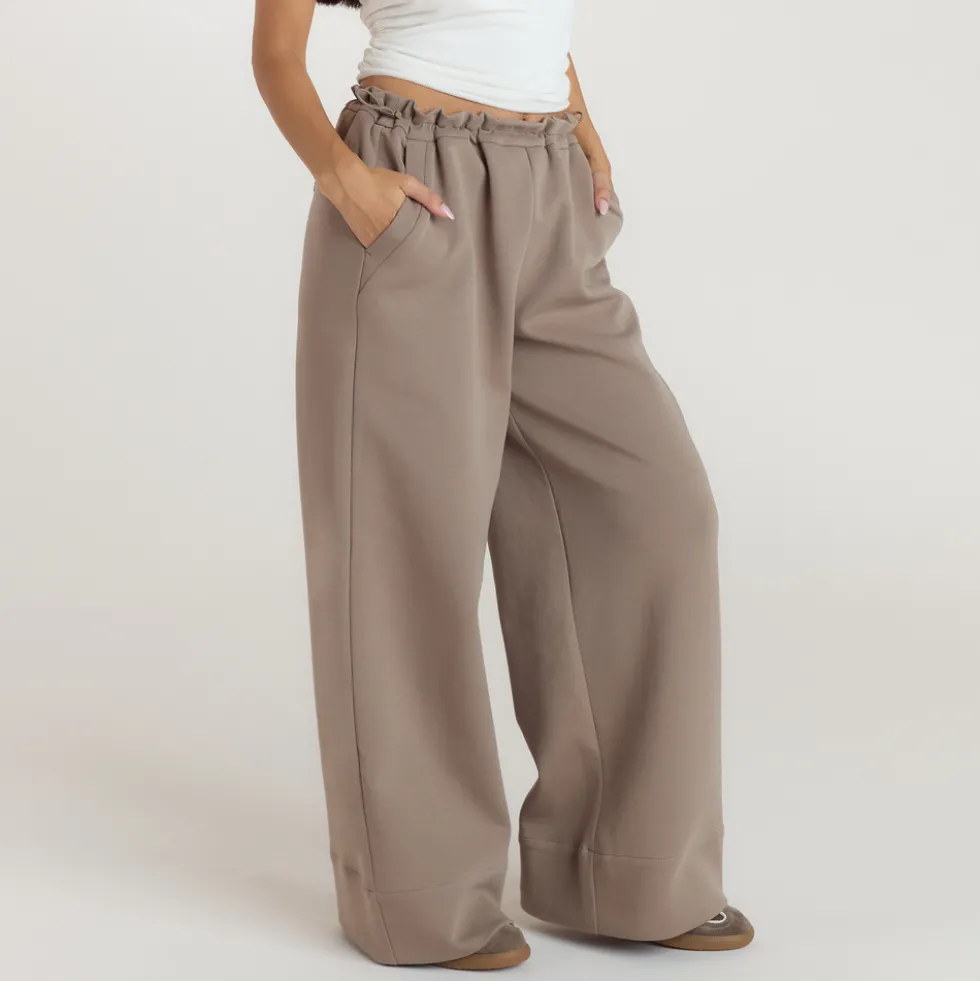 Neopren Jogger - Taupe