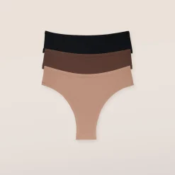 Nude Brazilian Slips (3er Paket) - Multi