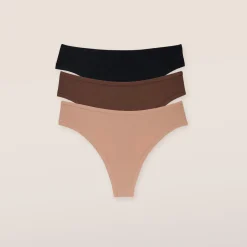 Nude String (3er Paket) - Multi