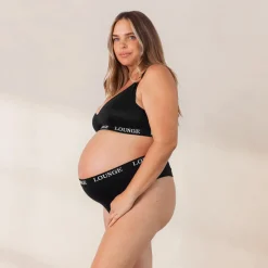 Nurture Still-BH & String/Slip Set - Schwarz
