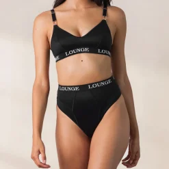 Nurture Still-BH & String/Slip Set - Schwarz
