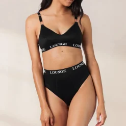 Nurture Still-BH & String/Slip Set - Schwarz