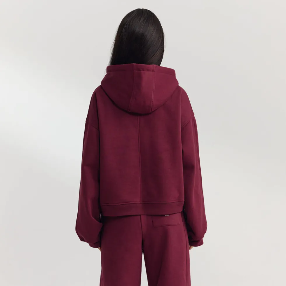 Oversized Hoodie - Kirschlack