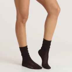 Pointelle Socken (3er-Pack) - Bunt