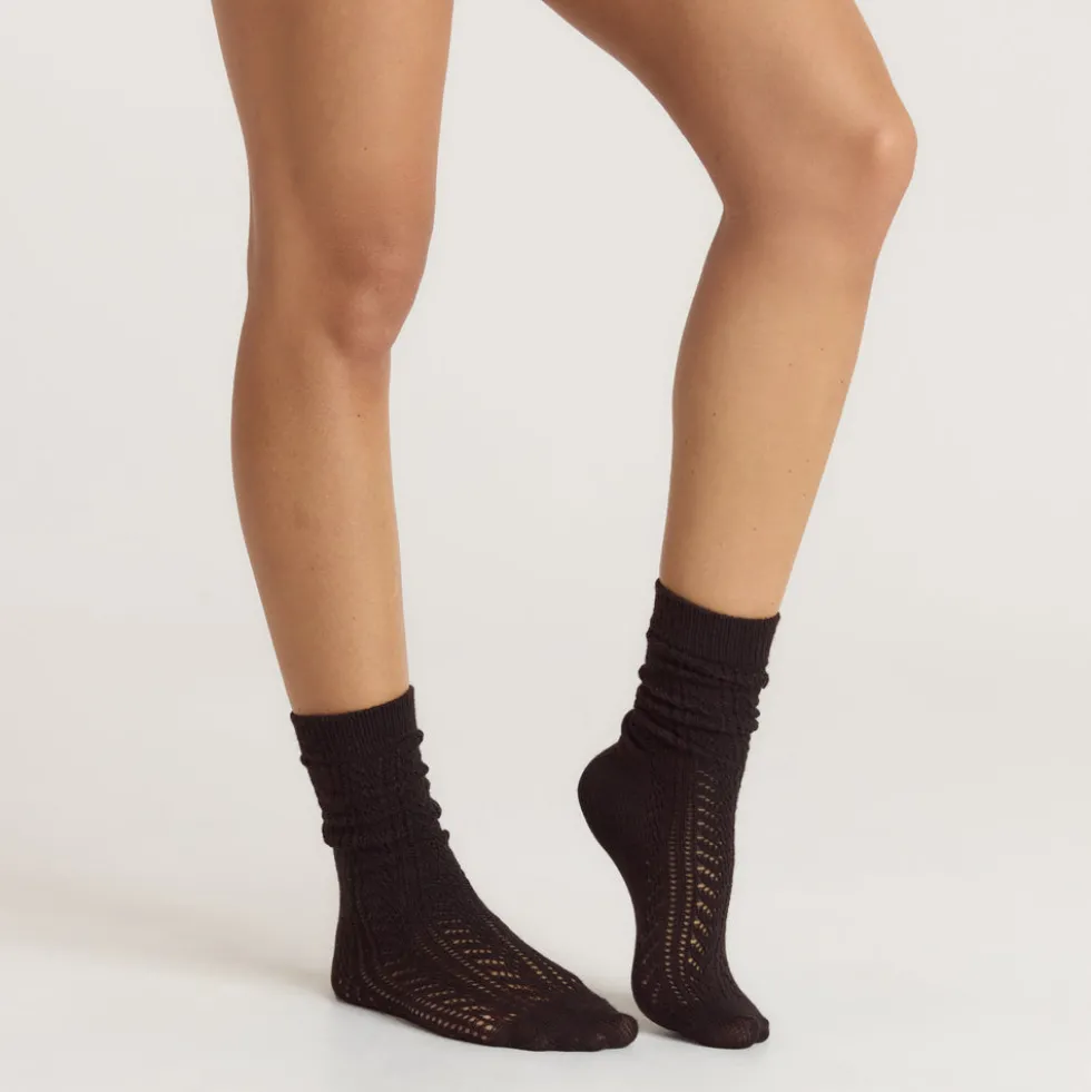 Pointelle Socken (3er-Pack) - Bunt