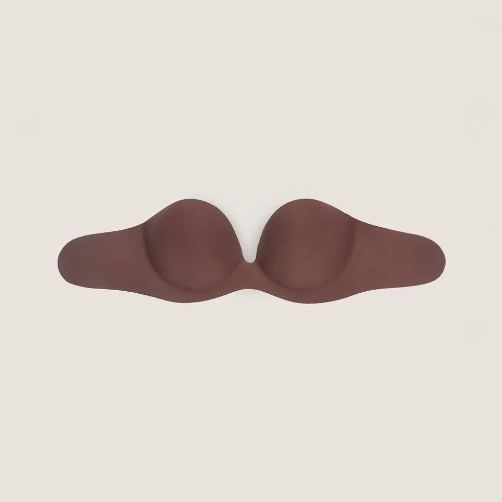 Push-Up-Klebe-BH - Mokka