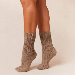 Snooze Gestrickte Socke - Beige