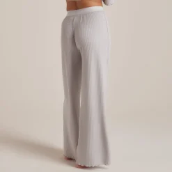 Soft Waffle Pyjama-Hose - Eisgrau