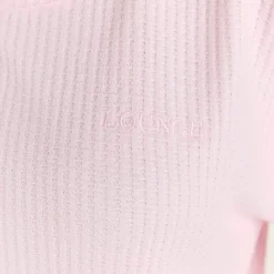 Soft Waffle Pyjama-Top - Rosa