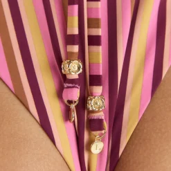 Sunstripe Badeanzug - Retro-Streifen