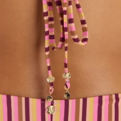 Sunstripe Bikini BH - Retro-Streifen