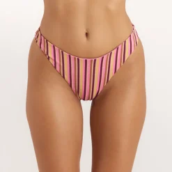 Sunstripe Brazilian Bikini-Slip - Retro-Streifen