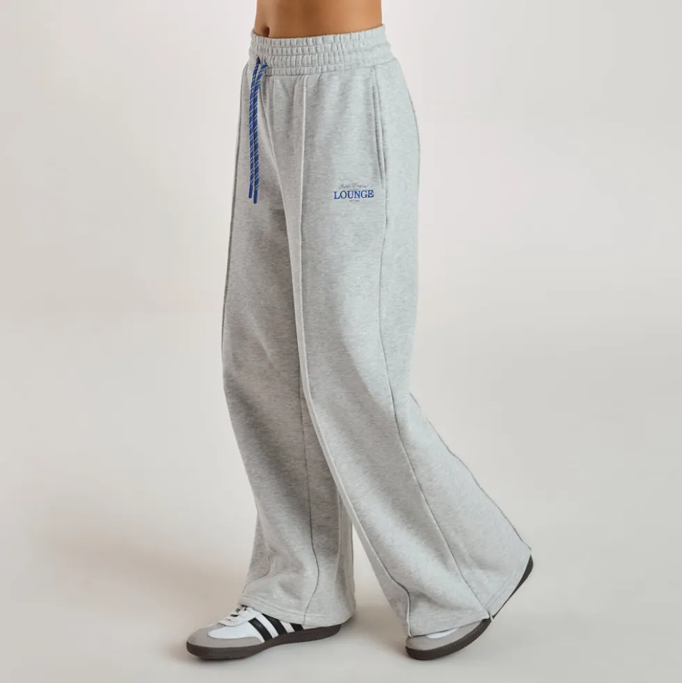 Weite Jogginghose - Grauer Melange