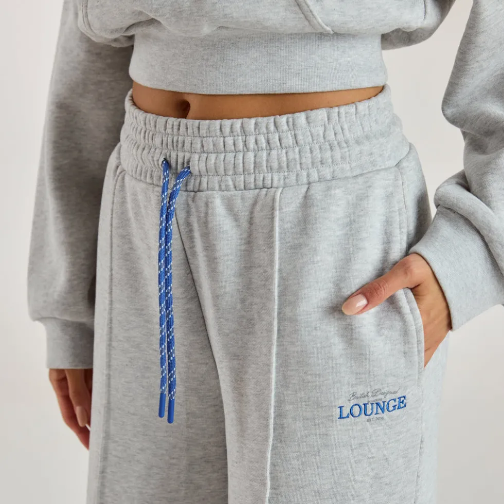 Weite Jogginghose - Grauer Melange