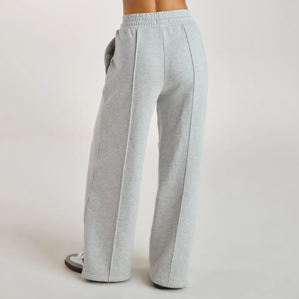 Weite Jogginghose - Grauer Melange