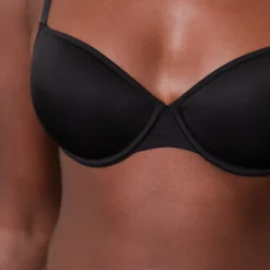 Your Everyday T-shirt BH und String/Slip Set - Schwarz